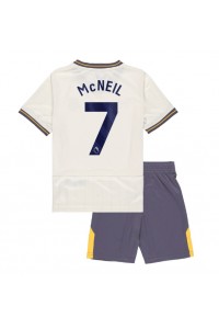 Everton Dwight McNeil #7 Babytruitje 3e tenue Kind 2024-25 Korte Mouw (+ Korte broeken)